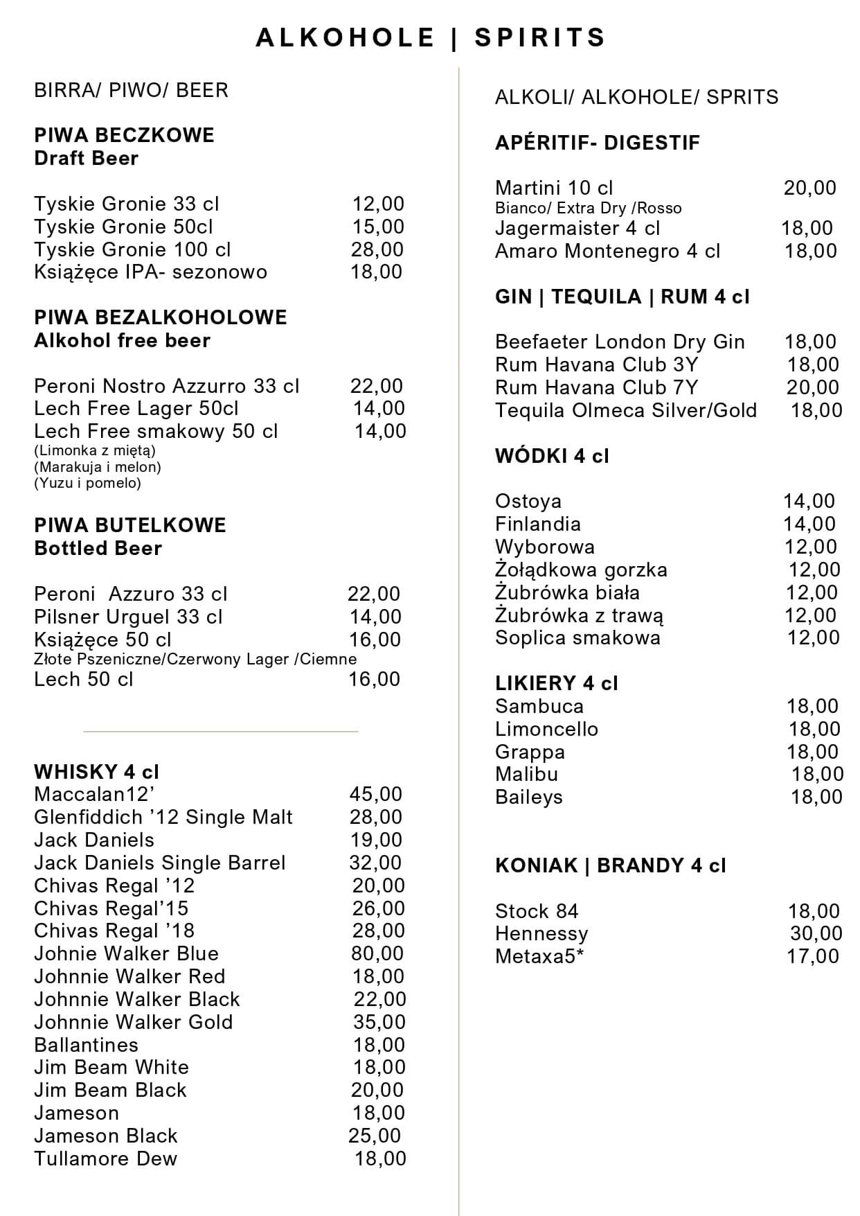 Alkohole w Nowym Targu