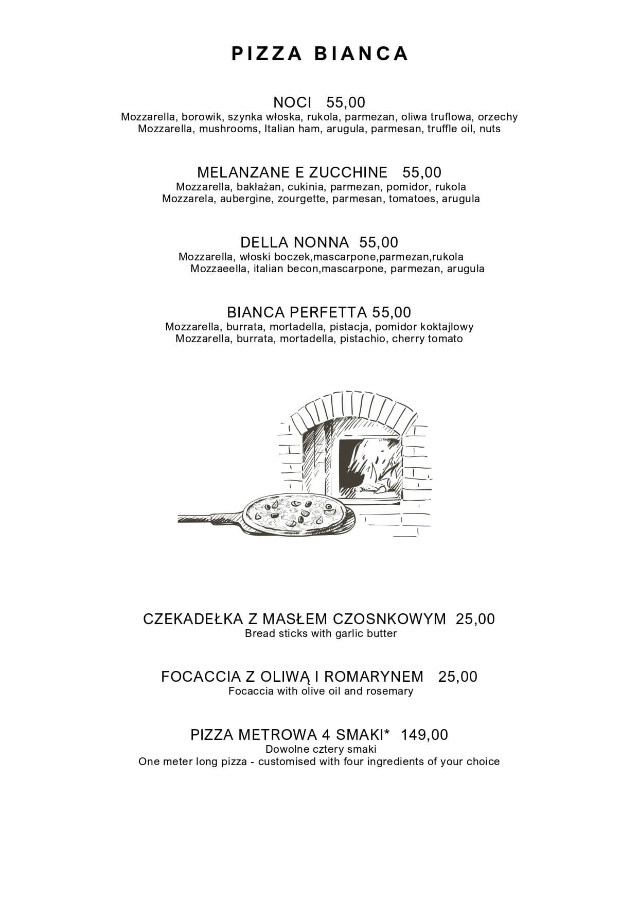 Pizza bianca w Nowym Targu