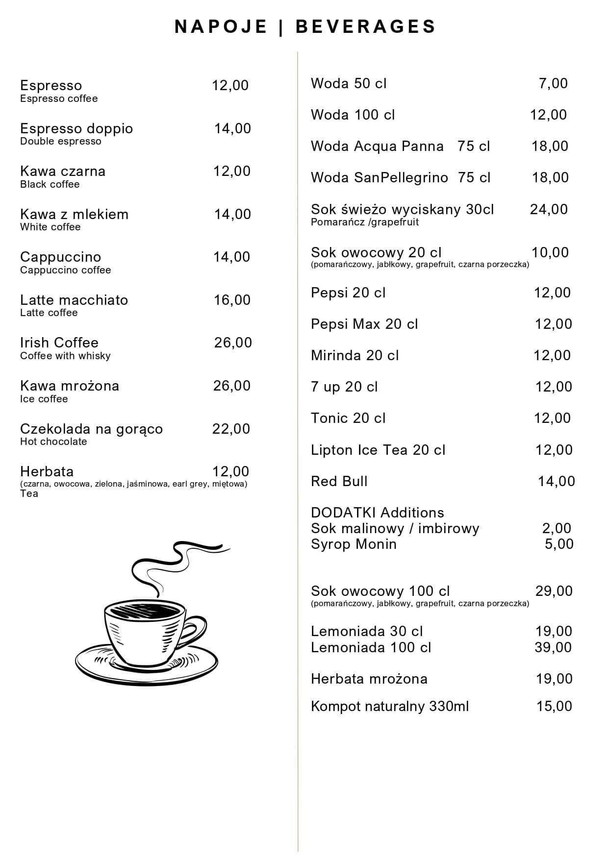 Napoje w Nowym Targu